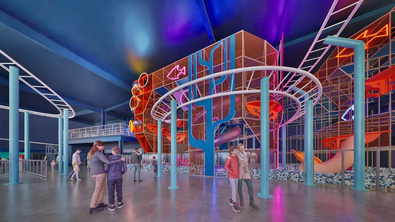 Balneario Camboriú prepara un parque techado para los días de lluvia: así será Oceanic Park