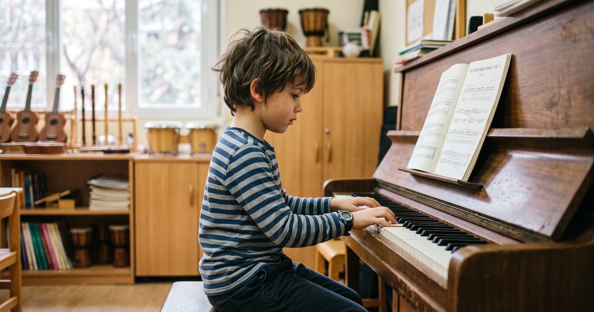 La música como aliada del aula: lo que dice un nuevo estudio sobre los chicos que tocan un instrumento