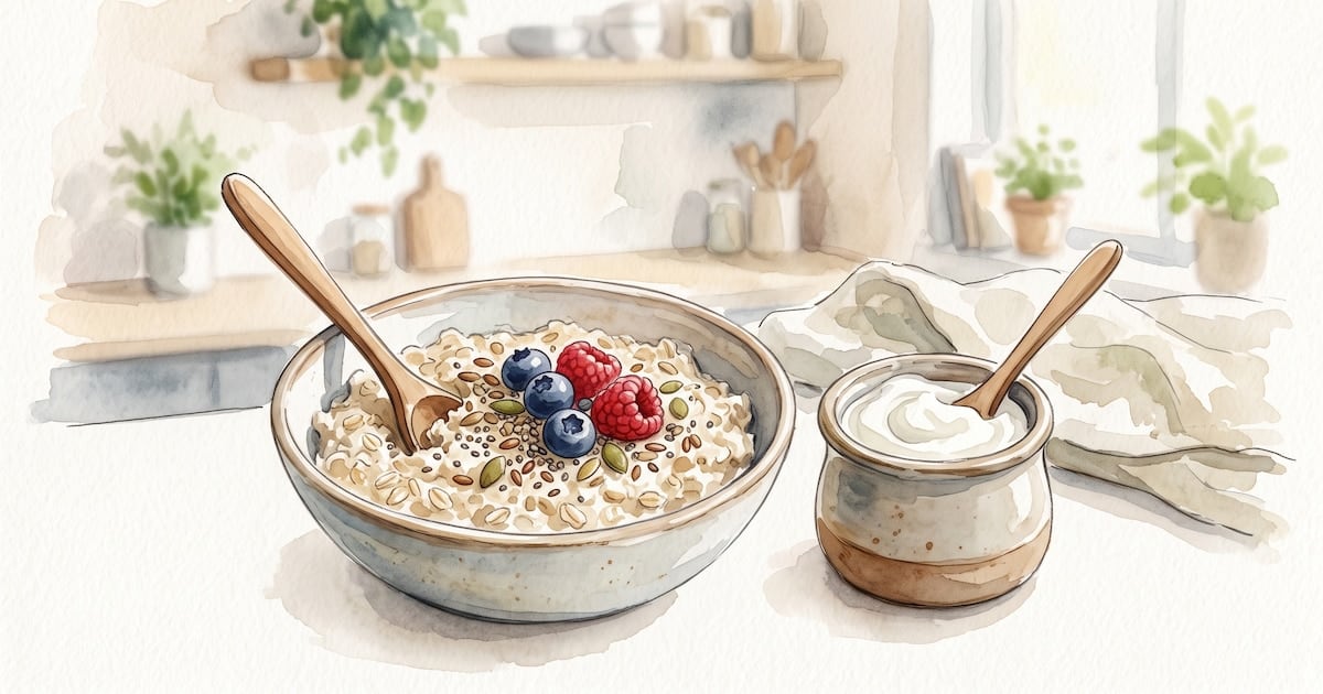 Avena y yogur griego: dos aliados con misiones distintas para ir al baño sin drama