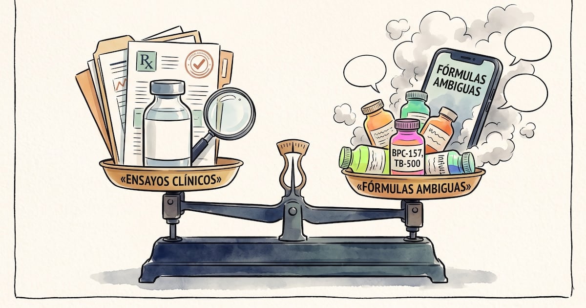 Péptidos bajo la lupa: cuando la misma palabra envuelve promesas muy distintas