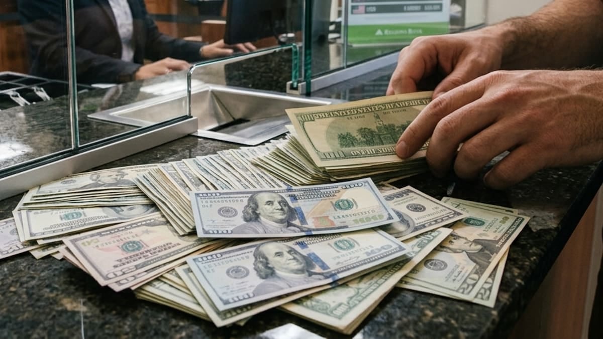 La jornada cambiaria cerró con el dólar oficial y el blue alineados en los $1540 para la venta