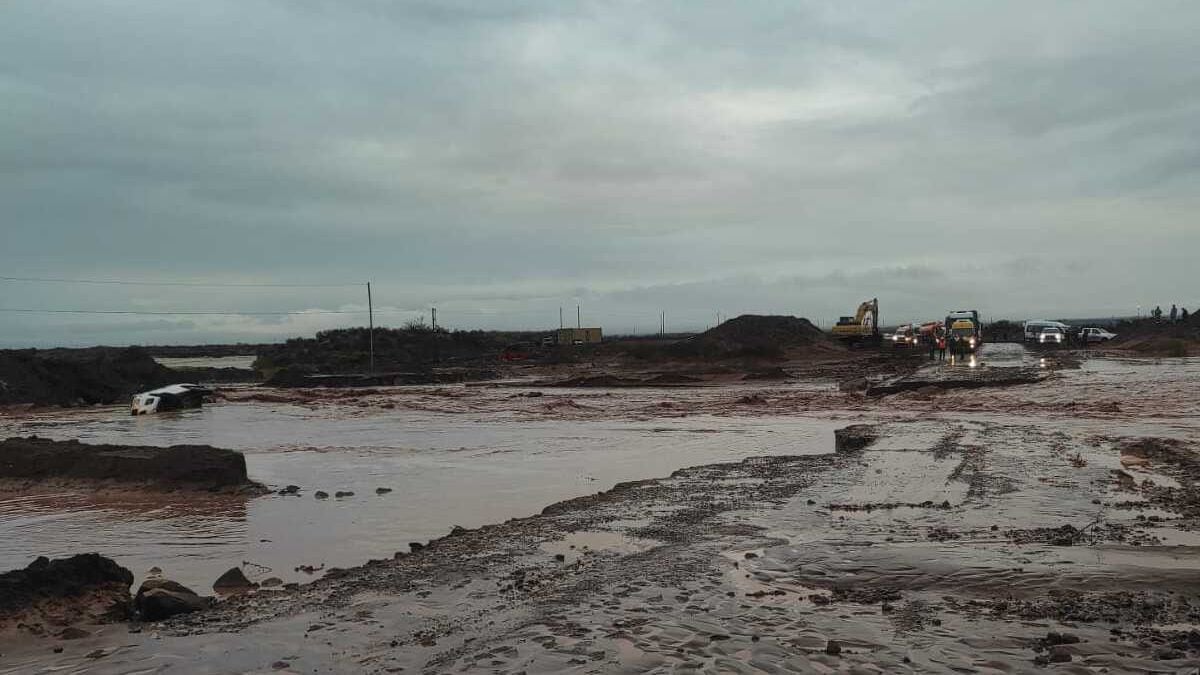 Rincón de los Sauces bajo el agua: cincuenta y tantas casas asistidas y una ruta clave todavía sin habilitar