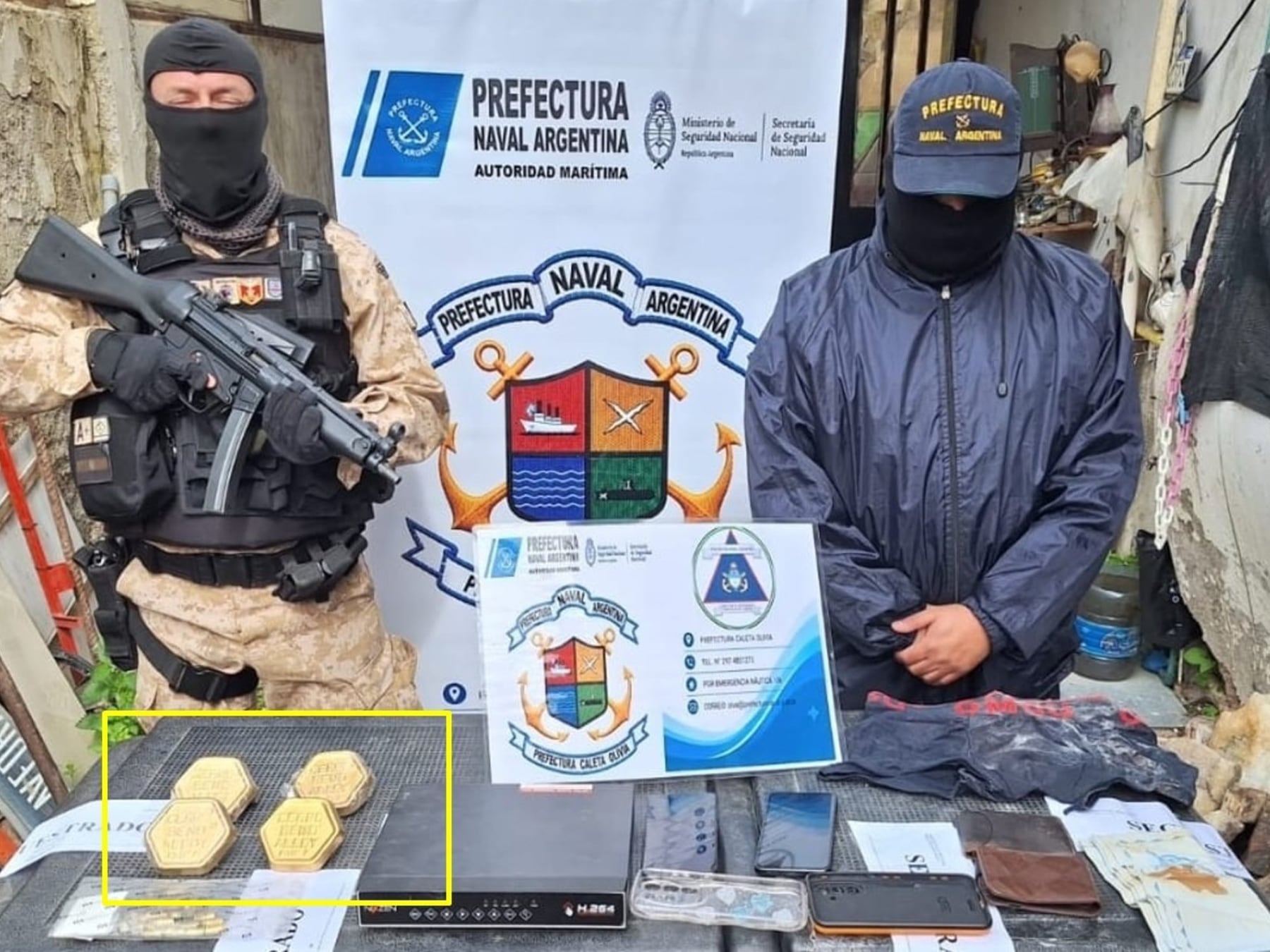 Caleta Olivia: confirman que las piezas secuestradas no eran oro sino una aleación usada en radioterapia