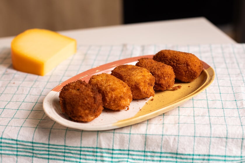 Croquetas de calabaza y queso, sin bechamel y con un rebozado que las salva del desmorone