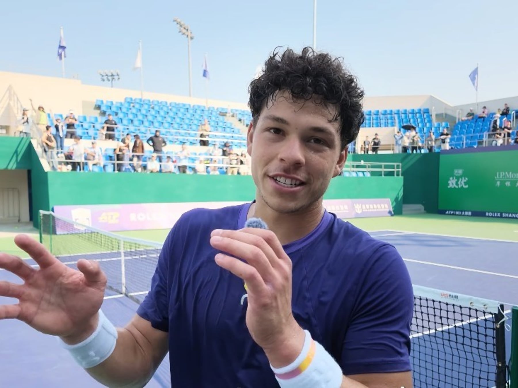 Shelton se mandó un guiño desde Shanghái: quiere pisar el polvo del Buenos Aires Lawn Tennis