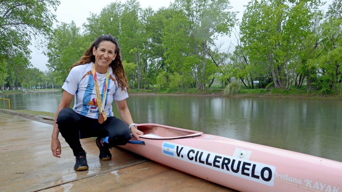 Valeria Cilleruelo crossed el agua y llegó al oro mundial en kayak